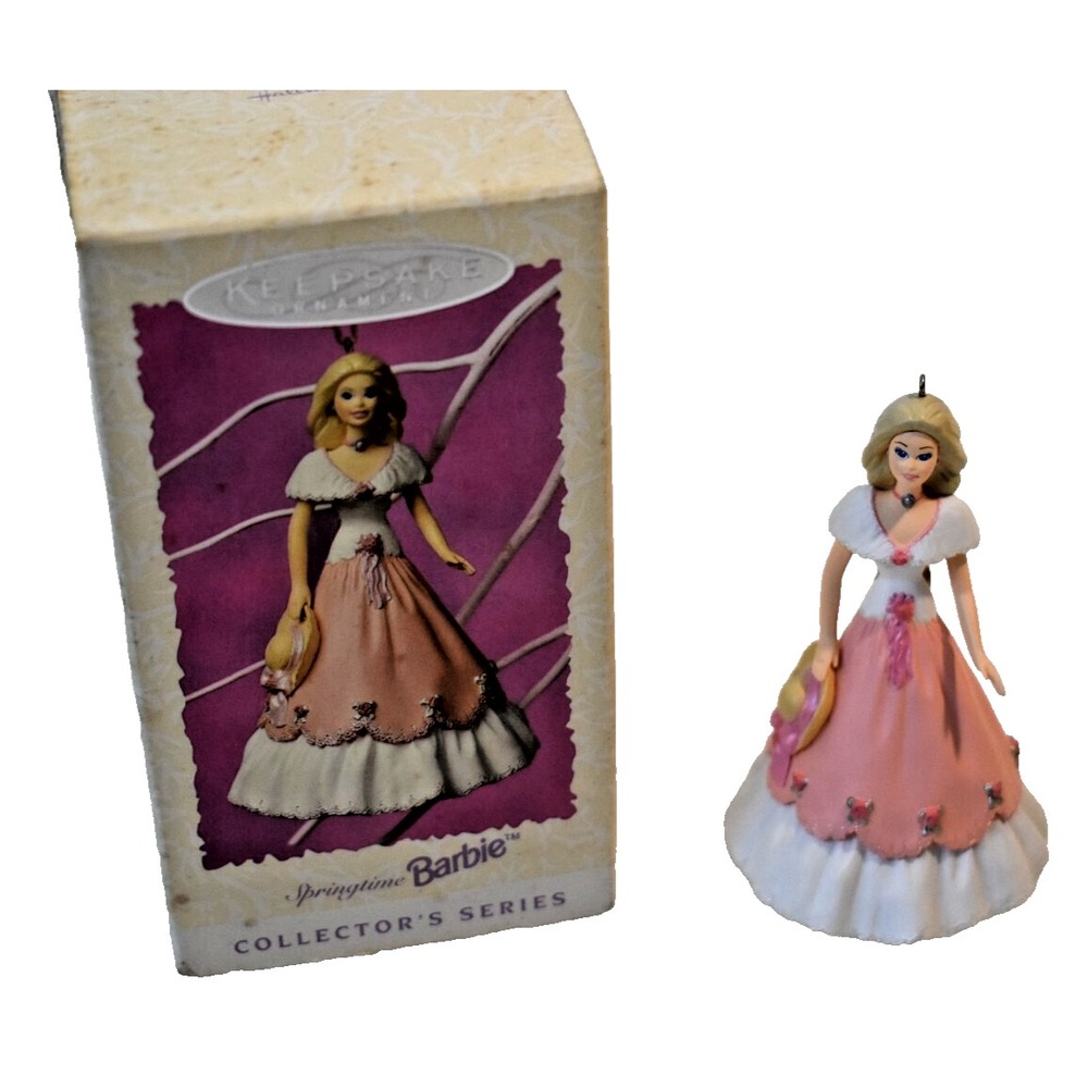 1997 Hallmark Keepsake Ornament Springtime Barbie Collector's Series #3